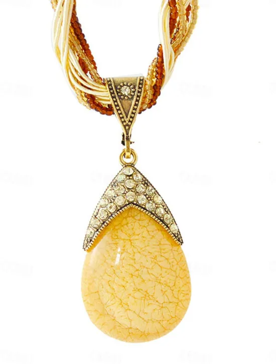 Discount Women's necklace Archaistic Outdoor Geometry Necklaces Women Trendy Jewelry