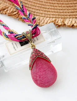 Discount Women's necklace Archaistic Outdoor Geometry Necklaces Women Trendy Jewelry