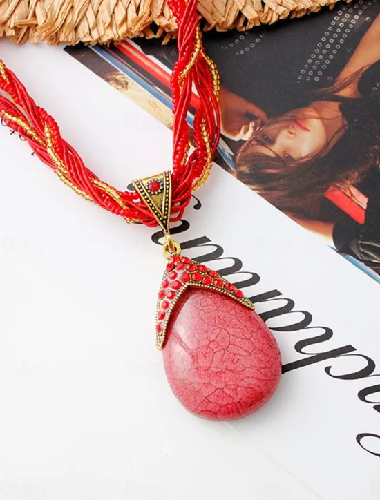 Discount Women's necklace Archaistic Outdoor Geometry Necklaces Women Trendy Jewelry