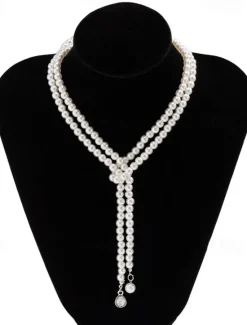 Discount Women's necklace Chic & Modern Street Pure Color Necklaces Women Trendy Jewelry