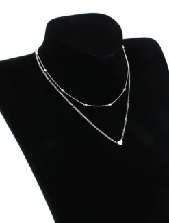 Hot Women's necklace Chic & Modern Fashion Street / Multilayer Layered Heart Choker Necklaces/ Dailywear / Spring / Summer / Fall / Winter Women Trendy Jewelry