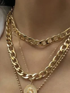 New Women's necklace Elegant Street Geometry Necklaces Women Trendy Jewelry