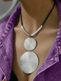 Women's necklace Elegant Street Geometry Necklaces Women Trendy Jewelry