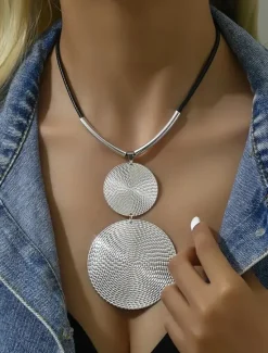 Women's necklace Elegant Street Geometry Necklaces Women Trendy Jewelry