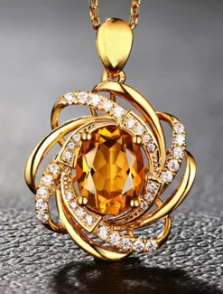Women's necklace Fashion Outdoor Gem Necklaces Women Trendy Jewelry
