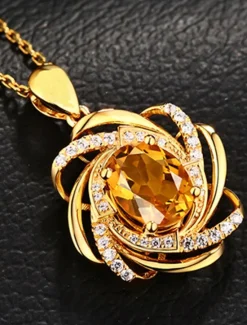 Women's necklace Fashion Outdoor Gem Necklaces Women Trendy Jewelry