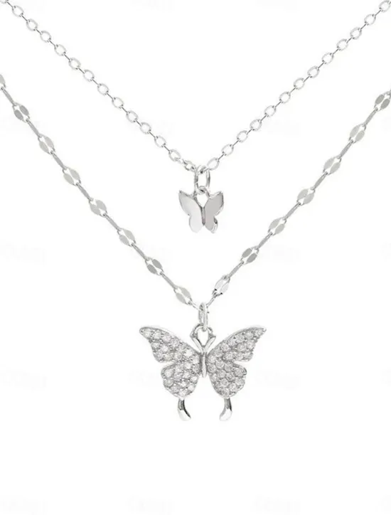 Women's necklace Fashion Outdoor Butterfly Necklaces Women Trendy Jewelry