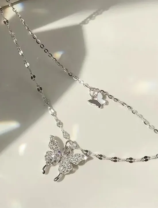 Women's necklace Fashion Outdoor Butterfly Necklaces Women Trendy Jewelry