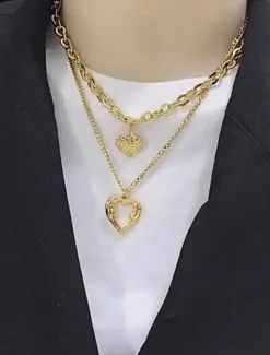Best Women's necklace Fashion Outdoor Heart Necklaces Women Trendy Jewelry
