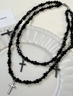 Online Women's necklace Punk & Gothic Street Geometry Necklaces Women Trendy Jewelry