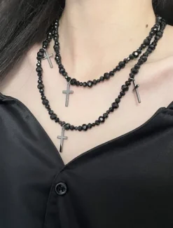 Online Women's necklace Punk & Gothic Street Geometry Necklaces Women Trendy Jewelry