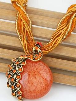 Discount Women's necklace Textured Street Geometry Necklaces Women Trendy Jewelry