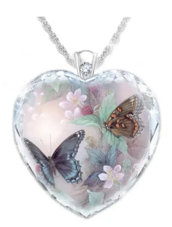 Sale Women's necklace Vintage Outdoor Butterfly Necklaces / Spring / Summer / Fall / Winter / Red Women Trendy Jewelry