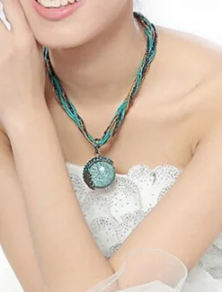 Women's necklace Vintage Outdoor Geometry Necklaces Women Trendy Jewelry