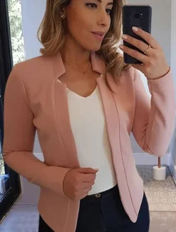 Discount Women'S New Fashion Blazer Clean Fit Long-Sleeved Cardigan Casual Suit Jacket Top Women Blazers & Suits