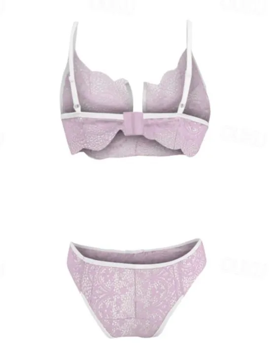 Outlet Women'S New Sexy Lingerie Flirtatious Three-Point High Elastic Female Lace Suit Erotic Underwear Home Outfits Women Lingerie