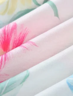 New Women's Normal EU / US Size Midi Dress Long Sleeve Boho Dress Sundress Elegant Dress Elegant Bohemia Tropical Lace Sleeve Party Daily Date Loose Fit Floral Marble Short Sleeve V Neck Light Pink White Women Floral Dresses|Spring Dresses
