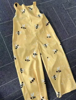 Best Women's Normal Overall Active Floral Sleeveless Round Neck Pocket Print Vacation Daily Regular Fit Yellow Pink Red Summer Women Graphic Jumpsuit