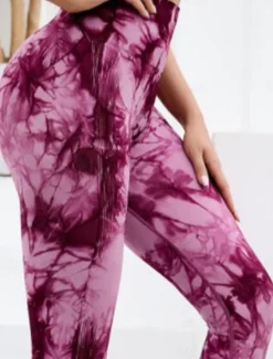 Women's Normal Slim Casual Daily Full Length High Waist Graphic Print Tummy Control Butt Lift Stretchy Sport Black Red Blue Spring Fall Skinny Women Leggings