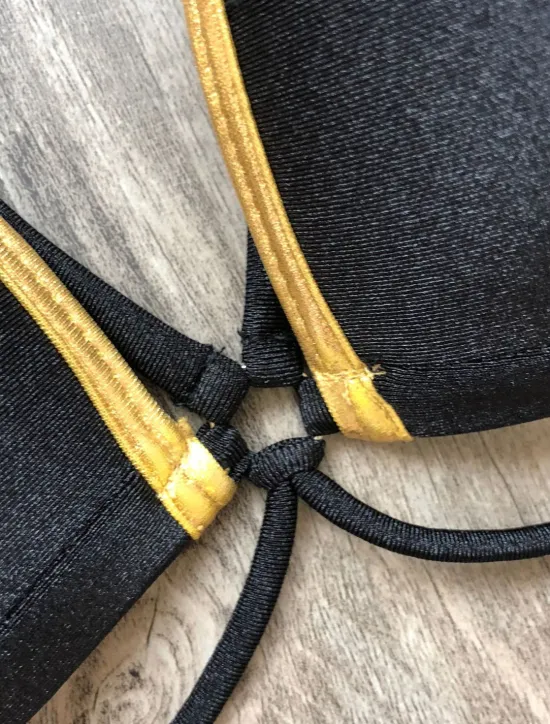 Women's Normal Swimwear Bikini 2 Piece Thong Swimsuit Open Back Cut Out Sexy Vacation Sexy Leopard Color Block Strap Bathing Suits Women Bikinis
