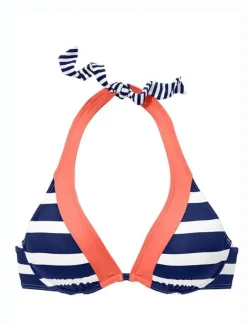 Outlet Women's Normal Swimwear Bikini 2 Piece Swimsuit 2 Piece Sexy Vacation Beach Wear Striped V Wire Sleeveless Bathing Suits Women Bikinis