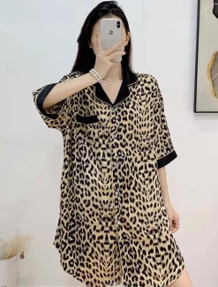 Hot Women's Pajamas Active Home Crew Neck Summer Spring Women Sleepwear