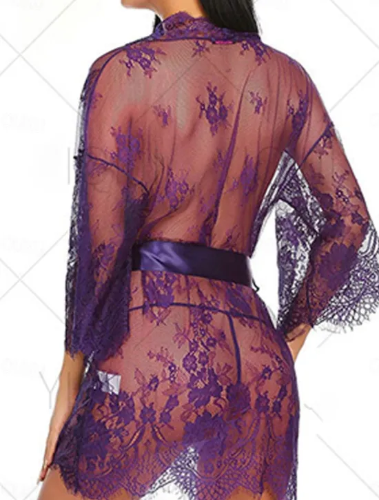 Online Women's Pajamas Nightgown Nightshirt Dress Pure Color Simple Casual Soft Home Daily Bed Breathable V Wire Long Sleeve Summer Spring Home Outfits Women Lingerie