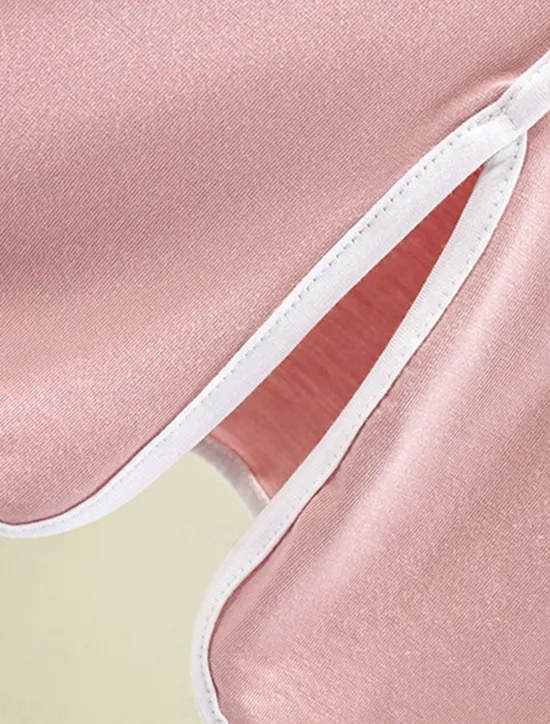 Outlet Women's Pajamas Pajama Top and Pant Sets 2 Pieces Pure Color Fashion Casual Soft Home Daily Bed Modal Breathable Lapel Long Sleeve Pant Summer Spring Home Outfits Women Pajama-Setter