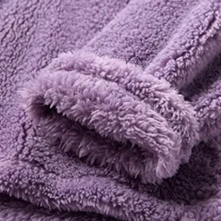 Women's Pajamas Pjs Sets 2 Pieces Pure Color Fashion Plush Comfort Home Vacation Fleece V Wire Long Sleeve Pullover Pant Elastic Waist Fall Winter Home Outfits Women Pajama-Setter