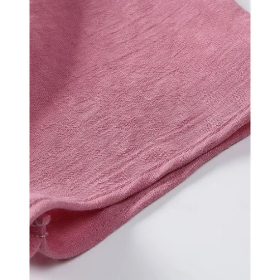 New Women's Pajamas Sets Floral Fashion Comfort Home Daily Bed Cotton And Linen Breathable Crew Neck Short Sleeve T shirt Tee Shorts Elastic Waist Summer Spring Home Outfits Women Pajama-Setter