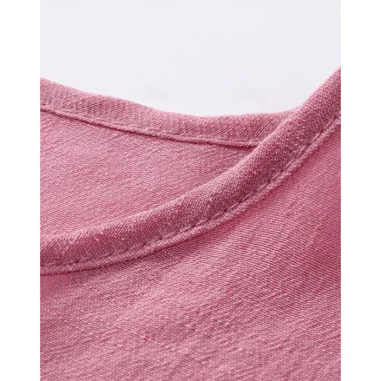 New Women's Pajamas Sets Floral Fashion Comfort Home Daily Bed Cotton And Linen Breathable Crew Neck Short Sleeve T shirt Tee Shorts Elastic Waist Summer Spring Home Outfits Women Pajama-Setter