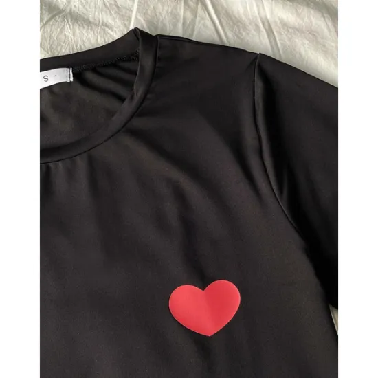 New Women's Pajamas Sets Heart Grid / Plaid Fashion Comfort Home Daily Bed Breathable Crew Neck Short Sleeve T shirt Tee Shorts Elastic Waist Summer Spring Home Outfits Women Pajama-Setter