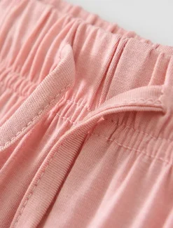 Sale Women's Pajamas Sets Pure Color Casual Comfort Home Bed Modal Breathable Crew Neck Long Sleeve Shirt Pant Fall Winter Home Outfits Women Pajama-Setter
