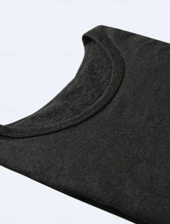 Discount Women's Pajamas Thermal Set Pure Color Warm Comfort Soft Home Daily Bed Comfort Warm Crew Neck Long Sleeve T shirt Tee Pant Elastic Waist Fall Winter Home Outfits Women Pajama-Setter