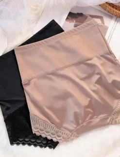 Clearance Women's Panties High Waist Tymmy Control Slimming Butt-Lifted Briefs Female Intimate Clothes Underpants Underwear Home Outfits Women Shapewear