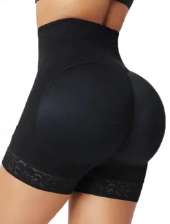 Clearance Women's Panties Hip Enhancer Shapewear Zipper Tummy Control Fajas Shorts High Waisted Body Shaper Boyshort Underwear Home Outfits Women Shapewear