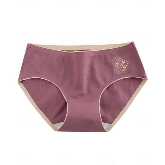 Women's Panties Pure Color Simple Daily Bed Cotton Breathable Summer Spring Home Outfits Women Lingerie