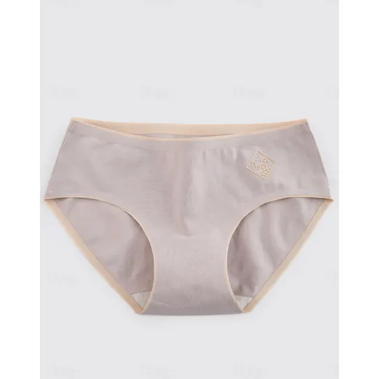 Women's Panties Pure Color Simple Daily Bed Cotton Breathable Summer Spring Home Outfits Women Lingerie