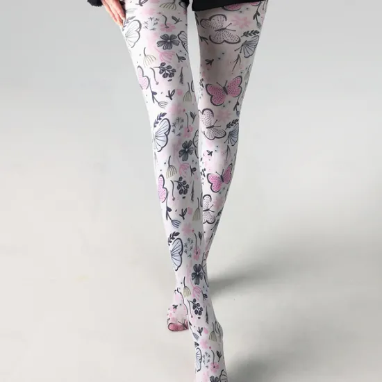 Women's Panty Hose Gift Daily Flower Acrylic Fibers Casual Boho / Bohemian Casual / Daily 1 Pair Women Socks