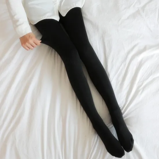 Discount Women's Panty Hose Home Office Work Solid Color Spandex Nylon Basic Classic Warm 1 Pair Women Socks