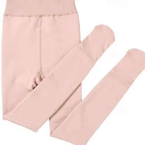 Discount Women's Panty Hose Home Office Work Solid Color Spandex Nylon Basic Classic Warm 1 Pair Women Socks