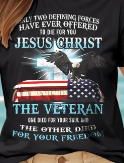 Clearance Women's Patriotic T Shirt Cotton Shirt Graphic Animal Flag Casual Short Sleeve Round Neck Regular Tops Daily Print Summer Women Independence Day Top