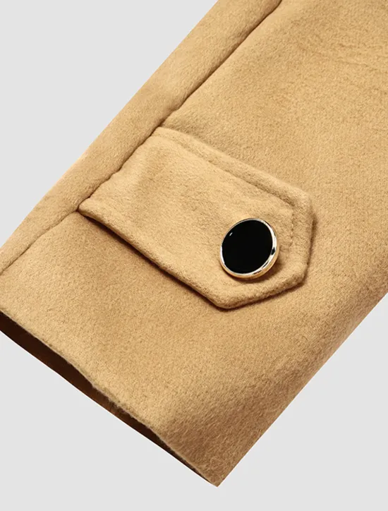 Online Women's Pea Coat Long Coat Duble Breasted Dress Coat Belted Winter Coat Warm Windproof Trench Coat Slim Fit Elegant Casual Jacket Long Sleeve Outerwear Women Coats & Trench Coats
