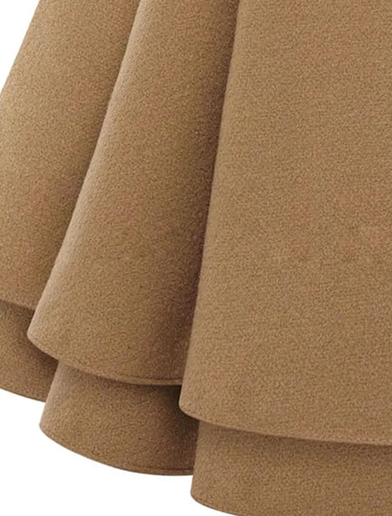 Online Women's Pea Coat Long Coat Duble Breasted Dress Coat Belted Winter Coat Warm Windproof Trench Coat Slim Fit Elegant Casual Jacket Long Sleeve Outerwear Women Coats & Trench Coats