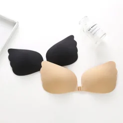 Online Women's Plus Size Bras & Bralettes Adhesive Bra Strapless 3/4 Cup Solid Color Micro-elastic Breathable Push Up Invisible Wedding Party Party & Evening Silica Gel 805-1 skin tone / 1 PC Home Outfits Women Lingerie
