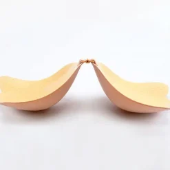 Online Women's Plus Size Bras & Bralettes Adhesive Bra Strapless 3/4 Cup Solid Color Micro-elastic Breathable Push Up Invisible Wedding Party Party & Evening Silica Gel 805-1 skin tone / 1 PC Home Outfits Women Lingerie