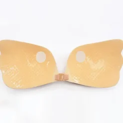 Online Women's Plus Size Bras & Bralettes Adhesive Bra Strapless 3/4 Cup Solid Color Micro-elastic Breathable Push Up Invisible Wedding Party Party & Evening Silica Gel 805-1 skin tone / 1 PC Home Outfits Women Lingerie