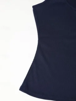 Clearance Women's Plus Size Camisole Tank Top Going Out Tops Henley Shirt Concert Tops Streetwear Basic Sexy Buttons Sleeveless Regular Tops U Neck Sports Holiday Going out Black White Light Grey Dark Gray Women Tank Tops & Camis