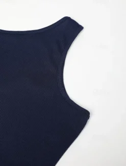 Clearance Women's Plus Size Camisole Tank Top Going Out Tops Henley Shirt Concert Tops Streetwear Basic Sexy Buttons Sleeveless Regular Tops U Neck Sports Holiday Going out Black White Light Grey Dark Gray Women Tank Tops & Camis