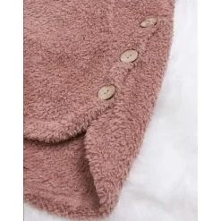 Discount Women's Plus Size Fleece Shirts Fleece Jacket Sports Teddy Pullover Fleece Solid Color Street Casual Hoodie Buttons Front Pocket Long Sleeve claret turmeric Black Navy Blue Fall Women Sleepwear
